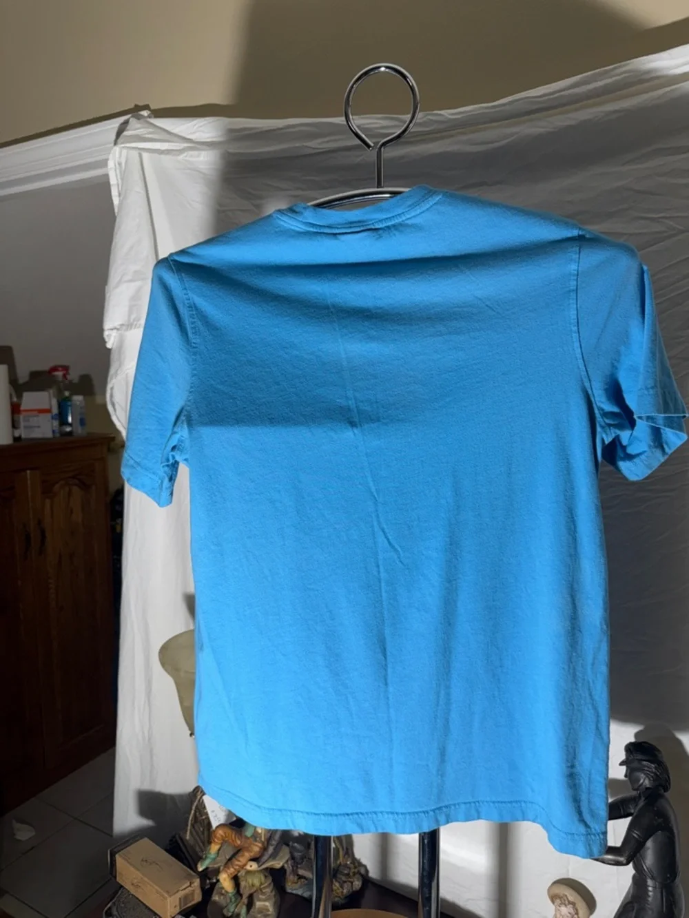 adidas Blue Short Sleeve Trefoil Logo T-Shirt
